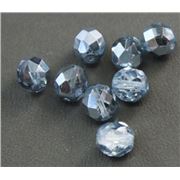 Firepolished Crystal Light Sapphire 8mm ea