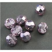 Firepolished Crystal Light Lavender 8mm ea