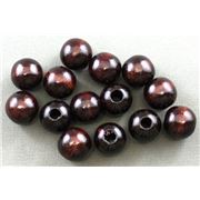 Wooden Round Mahogany  16mm ea
