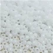 Toho Seed Bead White Opaque 6/0 - Minimum 8g