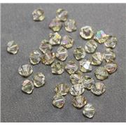 Swarovski Crystal 5328 Bicone Luminous Green 4mm 