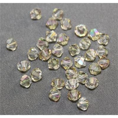 Swarovski Crystal 5328 Bicone Luminous Green 4mm 