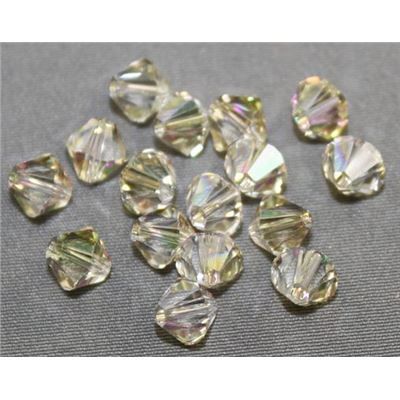 Swarovski Crystal 5328 Bicone Luminous Green 6mm 