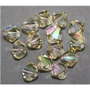 Swarovski Crystal 5328 Bicone Luminous Green 8mm 