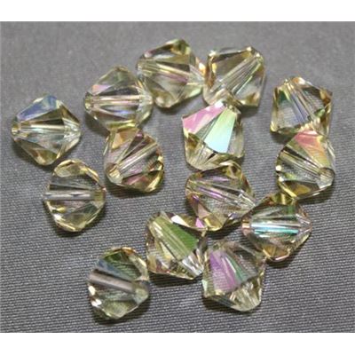 Swarovski Crystal 5328 Bicone Luminous Green 8mm 