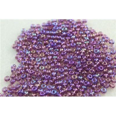 Czech Seed Bead Dark Amethyst AB 5/0 - Minimum 12g