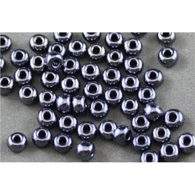 Czech Seed Bead Gunmetal  5/0 - Minimum 12g