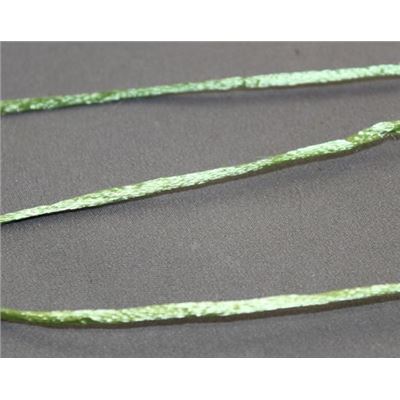Rat Tail Cord  Apple Green  1mm per metre