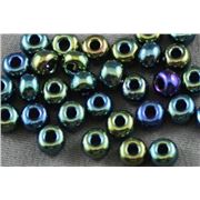 Czech Seed Bead Olive Iris 5/0 - Minimum 12g