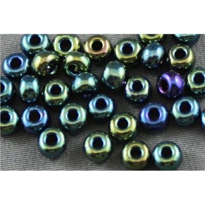 Czech Seed Bead Olive Iris 5/0 - Minimum 12g