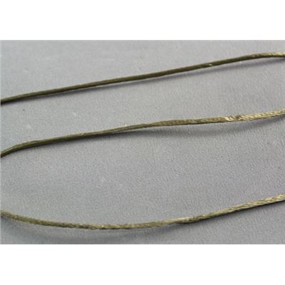 Rat Tail Cord  Dark Olive 1mm per metre