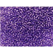 Toho Seed Bead Purple Silver Lined 15/0 - Minimum 5g