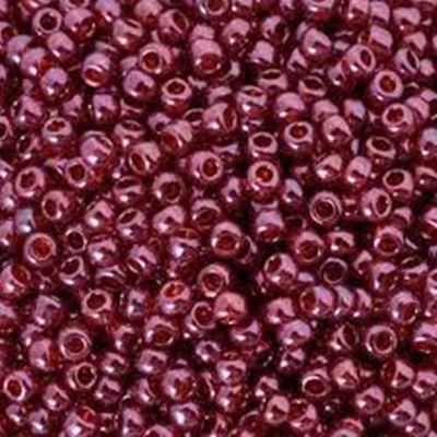 Toho Seed Bead Gold Lustred Raspberry 15/0 - Minimum 5g