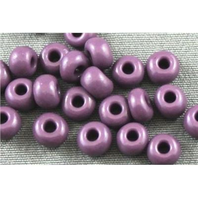 Czech Seed Bead Amethyst Opaque 5/0 - Minimum 12g