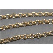 Chain Gold Metallic FC370 Belcher 4mm per metre