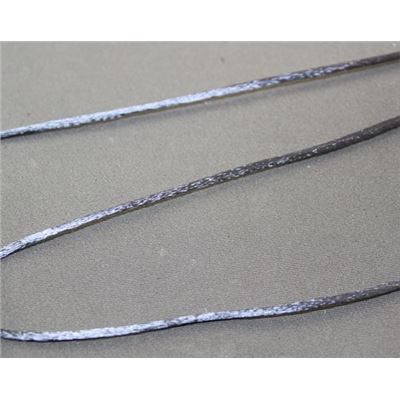 Rat Tail Cord  Dark Grey  1mm per metre