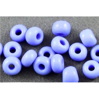 Czech Seed Bead Blue Opaque 5/0 - Minimum 12g