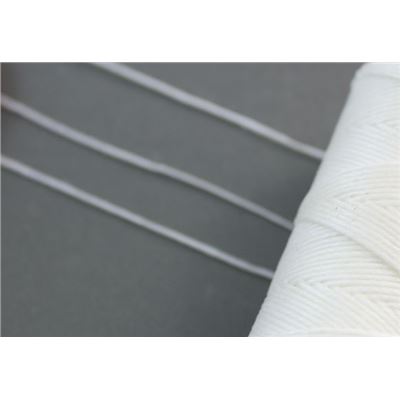 Irish Linen Waxed White  1m per metre