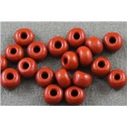 Czech Seed Bead Brown Opaque 5/0 - Minimum 12g