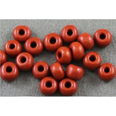 Czech Seed Bead Brown Opaque 5/0 - Minimum 12g