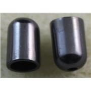 Kumimiho End Cap Gunmetal 9x6mm