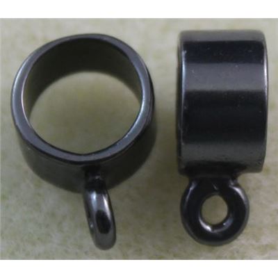 Kumimiho Pendant Slide Gunmetal 9x5.5mm