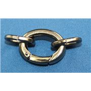 Clasp Large Spring Nickel 15x20mm ea