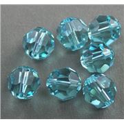 Swarovski Crystal 5000 Round Light Turquoise 10mm 