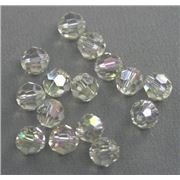 Swarovski Crystal 5000 Round Luminous Green 6mm 