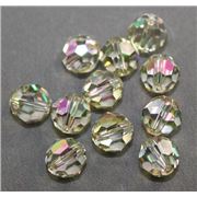 Swarovski Crystal 5000 Round Luminous Green 8mm 