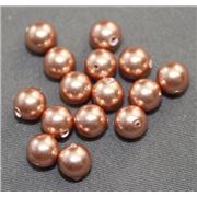 Swarovski Crystal 5810 Pearl Rose Gold 5mm 