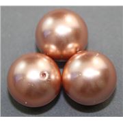 Swarovski Crystal 5811 Pearl Rose Gold 16mm 