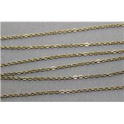 Chain Antique Brass Metallic F409AB Cable 2x1mm per metre