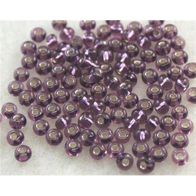 Toho Seed Bead Amethyst  Silver Lined 6/0 - Minimum 12g