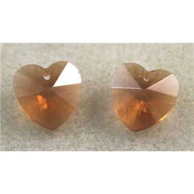 Chinese Crystal Heart 15mm-Topaz ea