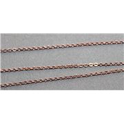 Chain Antique Copper Metallic FC409C Cable 2x1mm  per metre