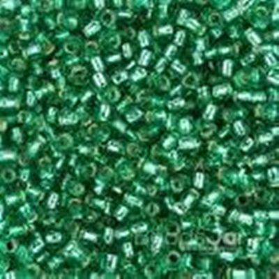 Toho Seed Bead Dark Peridot Silver Lined 6/0 - Minimum 8g