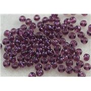 Czech Seed Bead Amethyst Transparent 5/0 - Minimum 12g