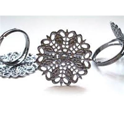 Flower Rings  Shank  17.1mm ea