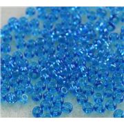 Czech Seed Bead Turquoise Transparent 5/0 - Minimum 12g