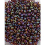 Toho Seed Bead Rainbow Frosted Smokey Topaz 15/0 - Min 5grams