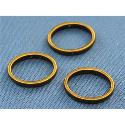 Bead Frame Oval 19x14.5mm Antique Brass  ea