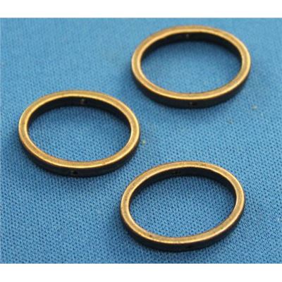 Bead Frame Oval 19x14.5mm Antique Copper  ea