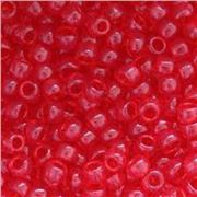 Toho Seed Bead Transparent Siam Ruby 6/0 - Minimum 8g