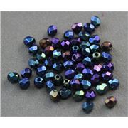 Firepolished Crystal Iris Blue 3mm ea