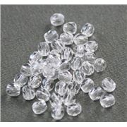 Firepolished Crystal Crystal 3mm ea