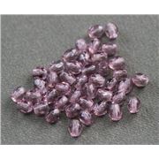 Firepolished Crystal Mid Amethyst 3mm ea