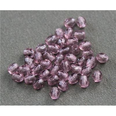 Firepolished Crystal Mid Amethyst 3mm ea
