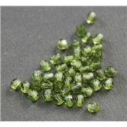 Firepolished Crystal Olivine 3mm ea