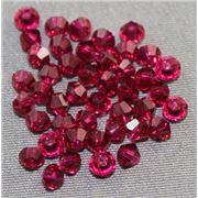 Swarovski Crystal 5328 Bicone Ruby 3mm